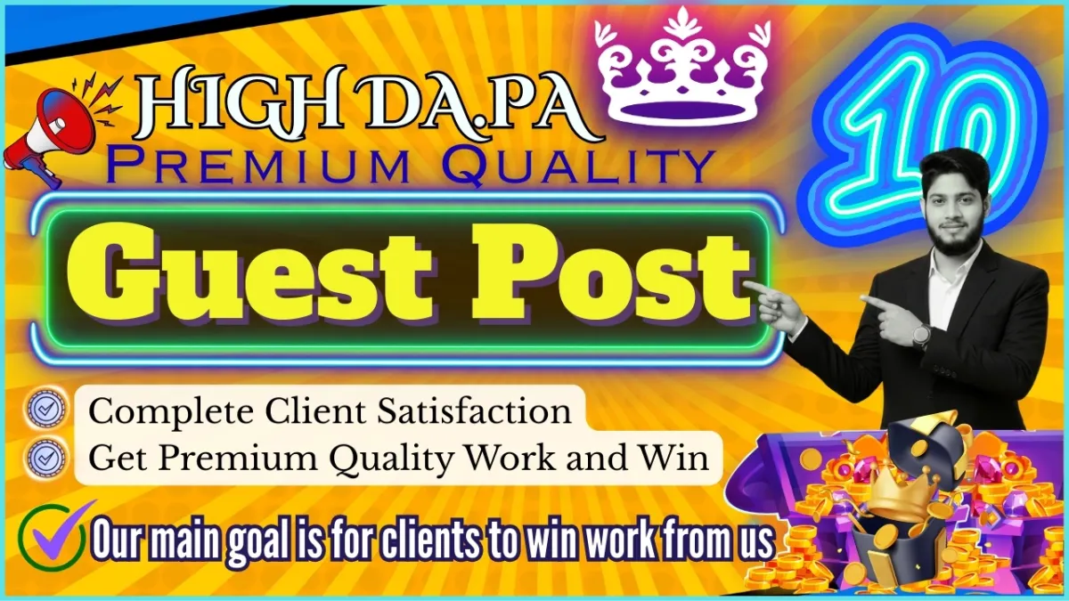 Provide premium guest posts for top-tier Google ranking