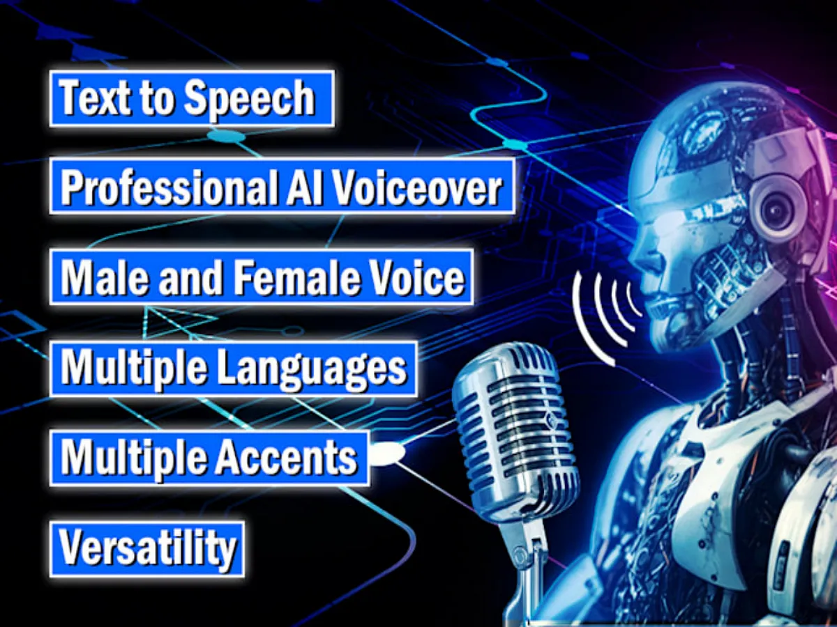 Provide Elite AI Voiceover Services. Elite, Natural-Sounding Voices for Any Project