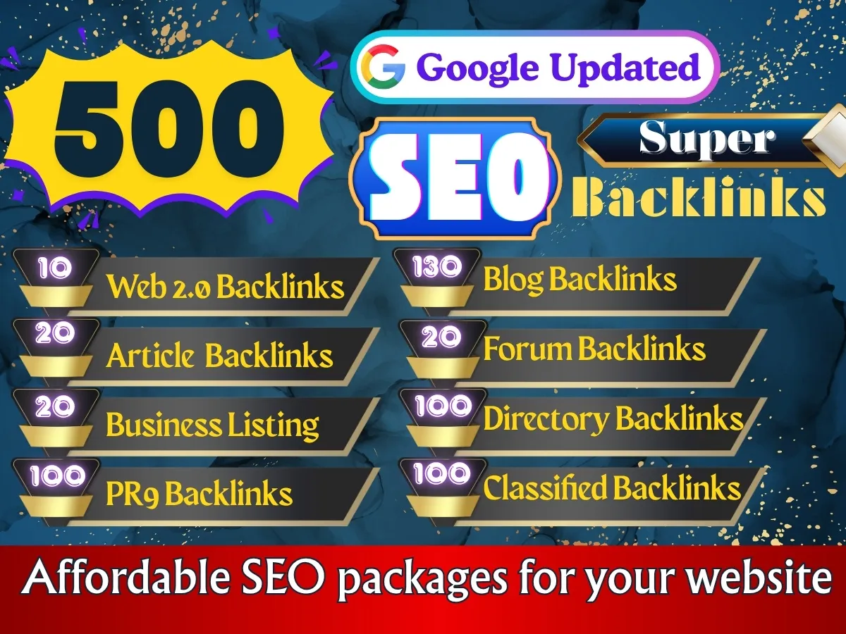 Manually Create 500 High DA SEO Backlinks for Better SERP Results