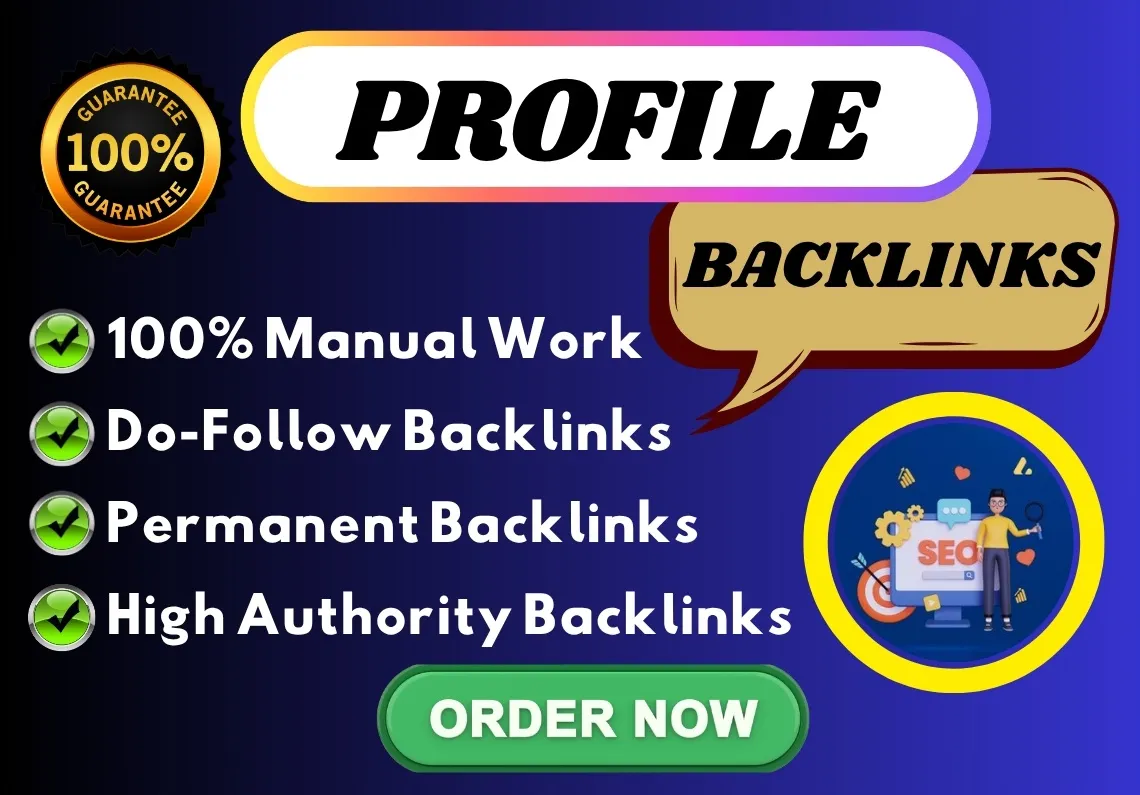 101 High quality Powerful SEO Profile Creation Backlinks 