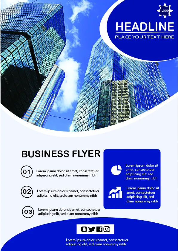 I will design a professional modern flyer, poster and promotional flyer