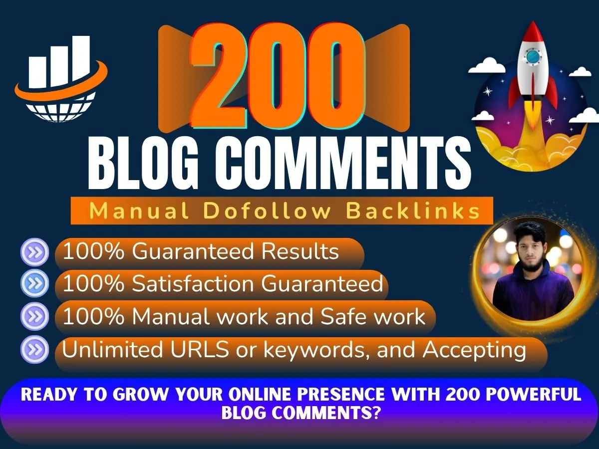 I Will Create 200 Blog Comments to Boost Your Website visitors
