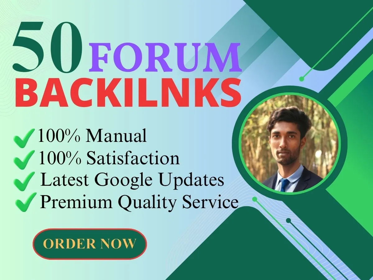 Provide 50 High-Quality Forum Posting for Backlinks