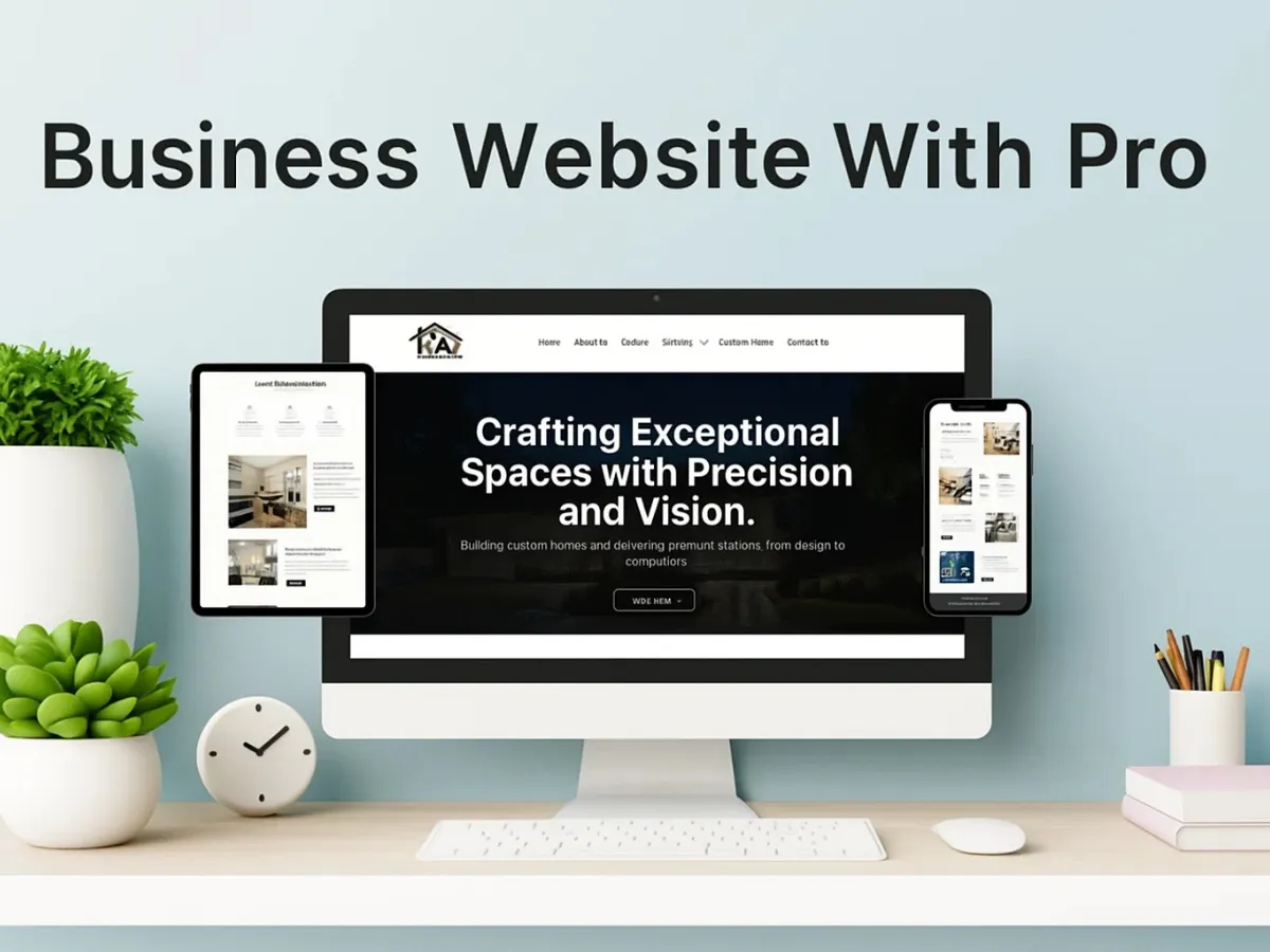 create a responsive modern WordPress website with elementor pro