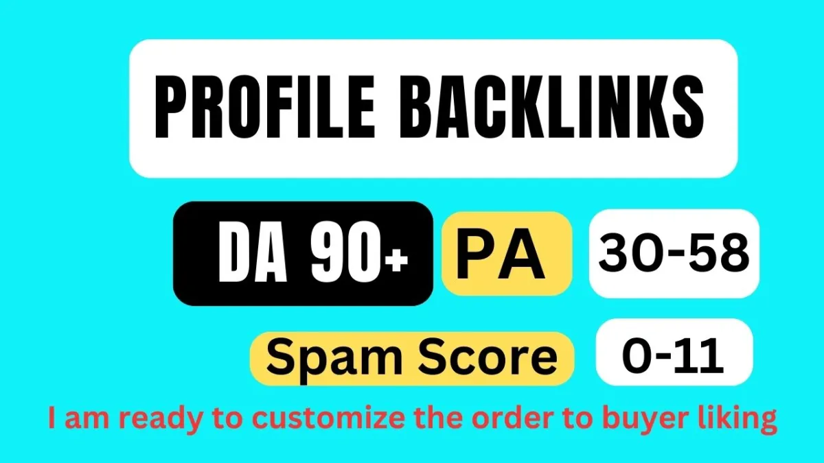 320 manual create Dofollow Profile backlinks Moz da 90+ sites