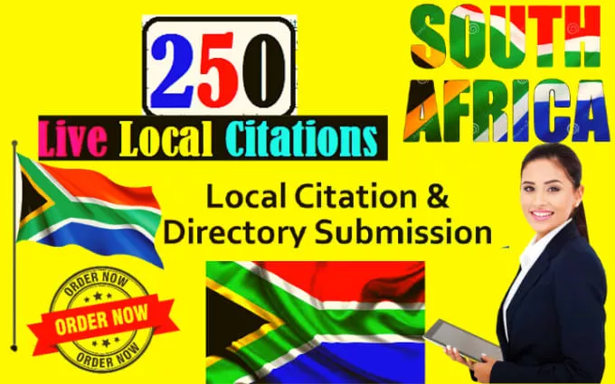 I will do top 250 south Africa local citations