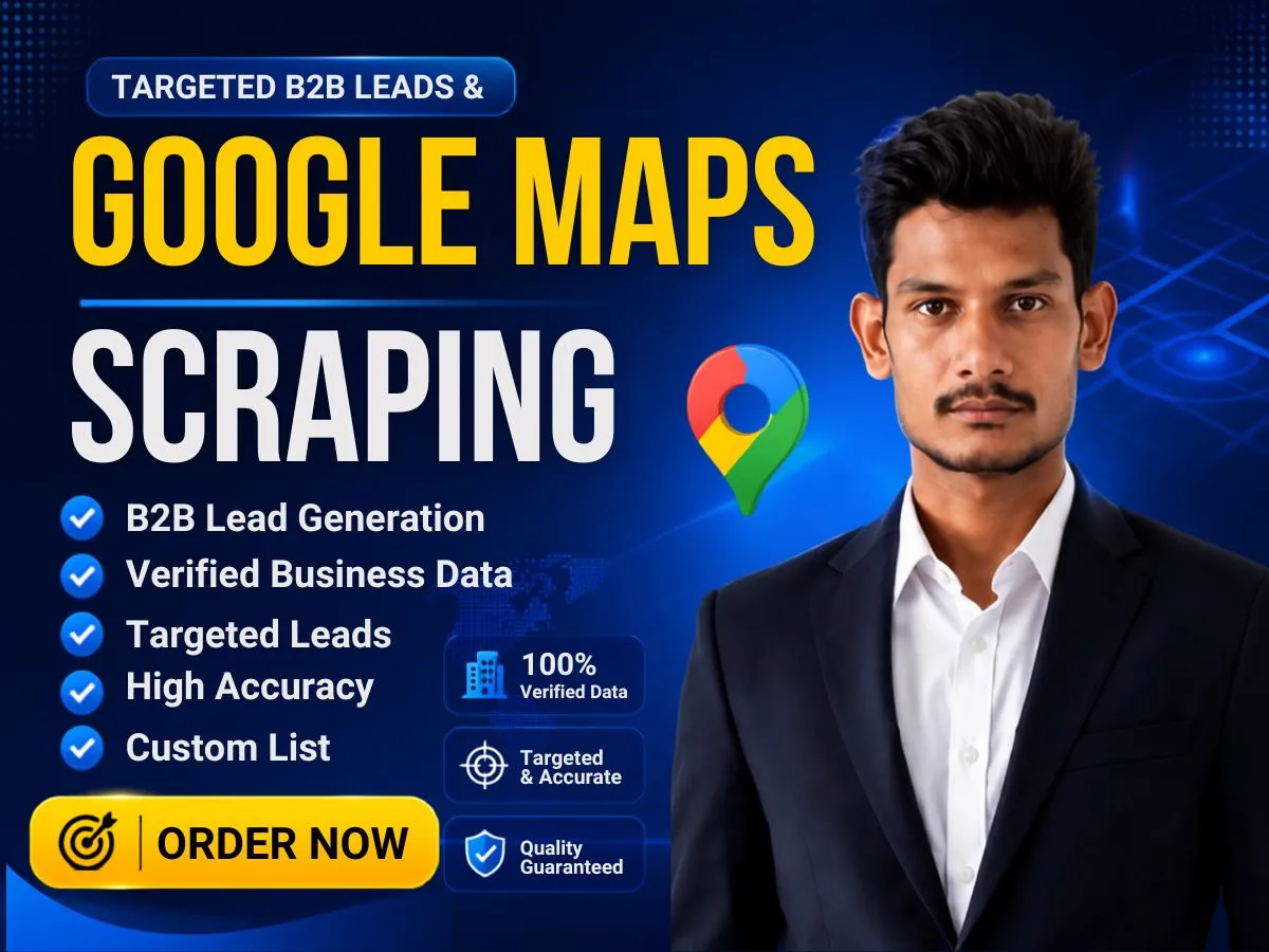 google map scraping for targeted b2b leads and business data