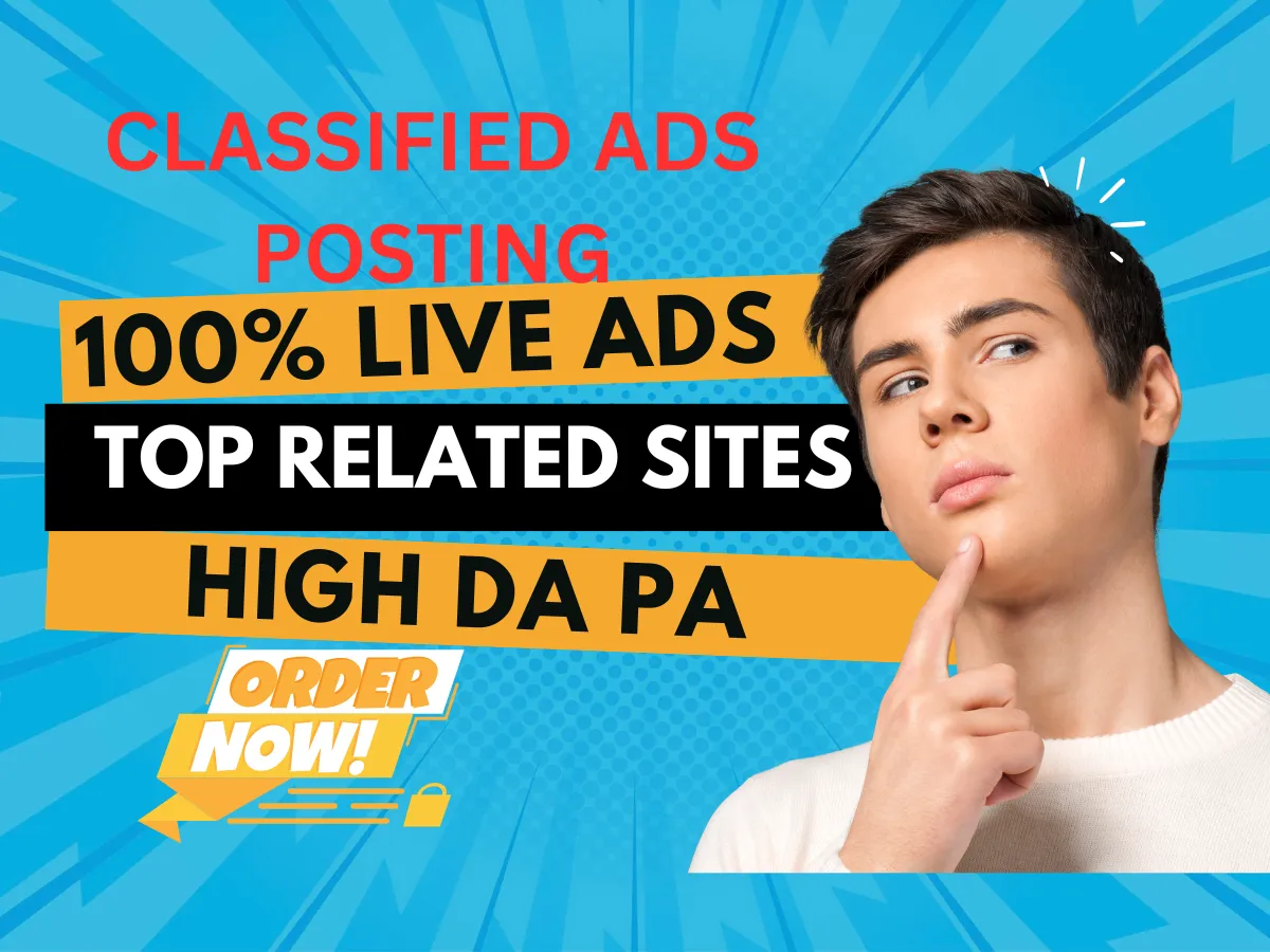  I Will 150+ Post Classified Ads on High Authority Sites for Traffic