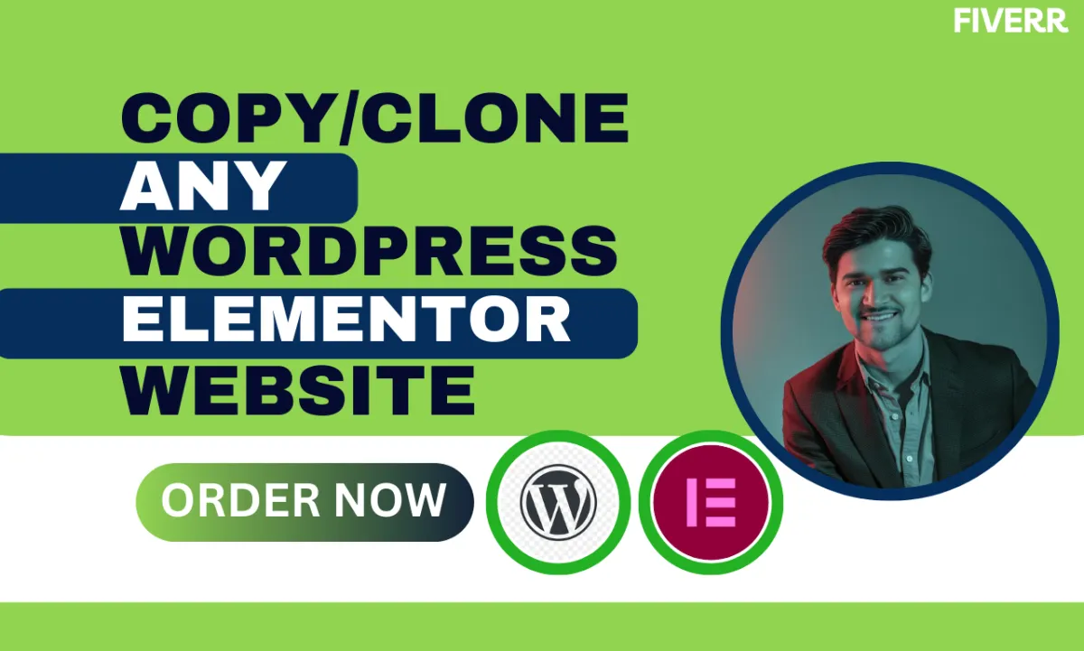 do copy clone design redesign and duplicate wordpress website using elementor and crocoblock