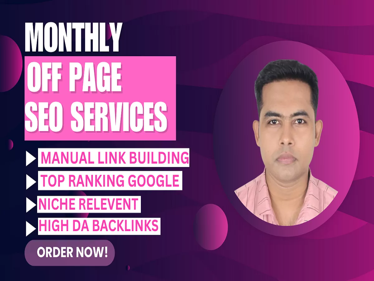 do monthly off page SEO service using high authority white hat do follow backlinks