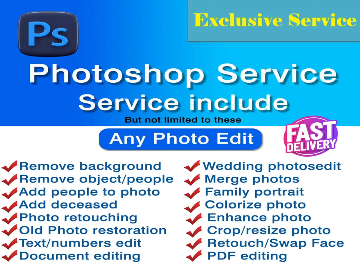 Do Professional Photo Editing, Retouching, Change Faces, Backgrounds Remover and Styles
