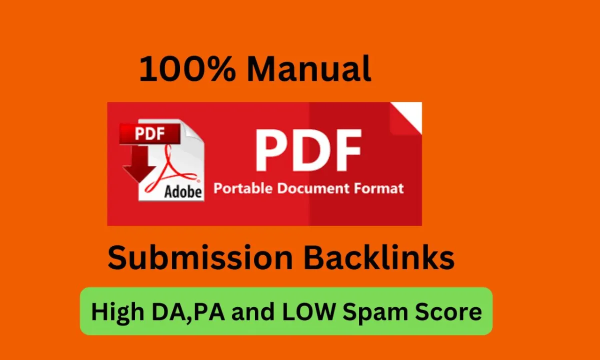 60 High Quality PDF Submissions on Top DA PA Sites