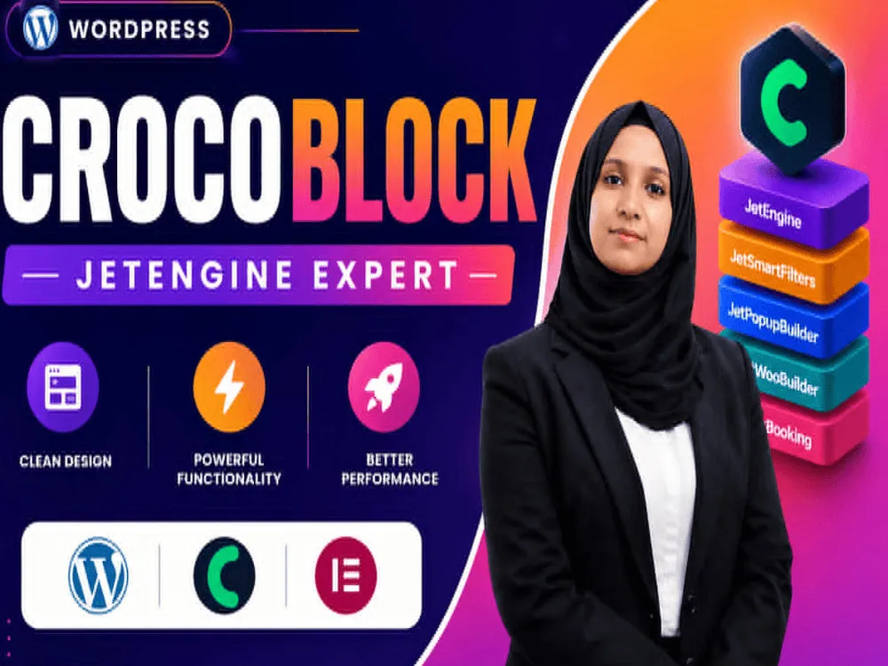 dynamic listing website with Crocoblock JetEngine in wordpress