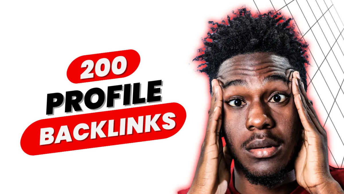Create  manual  profile backlinks for your website 