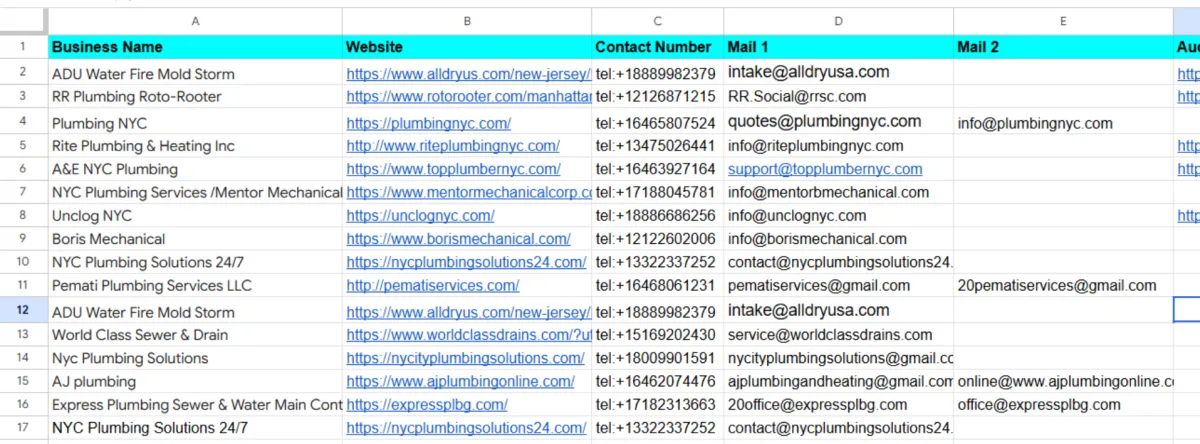 google map scraping for targeted b2b leads and business data