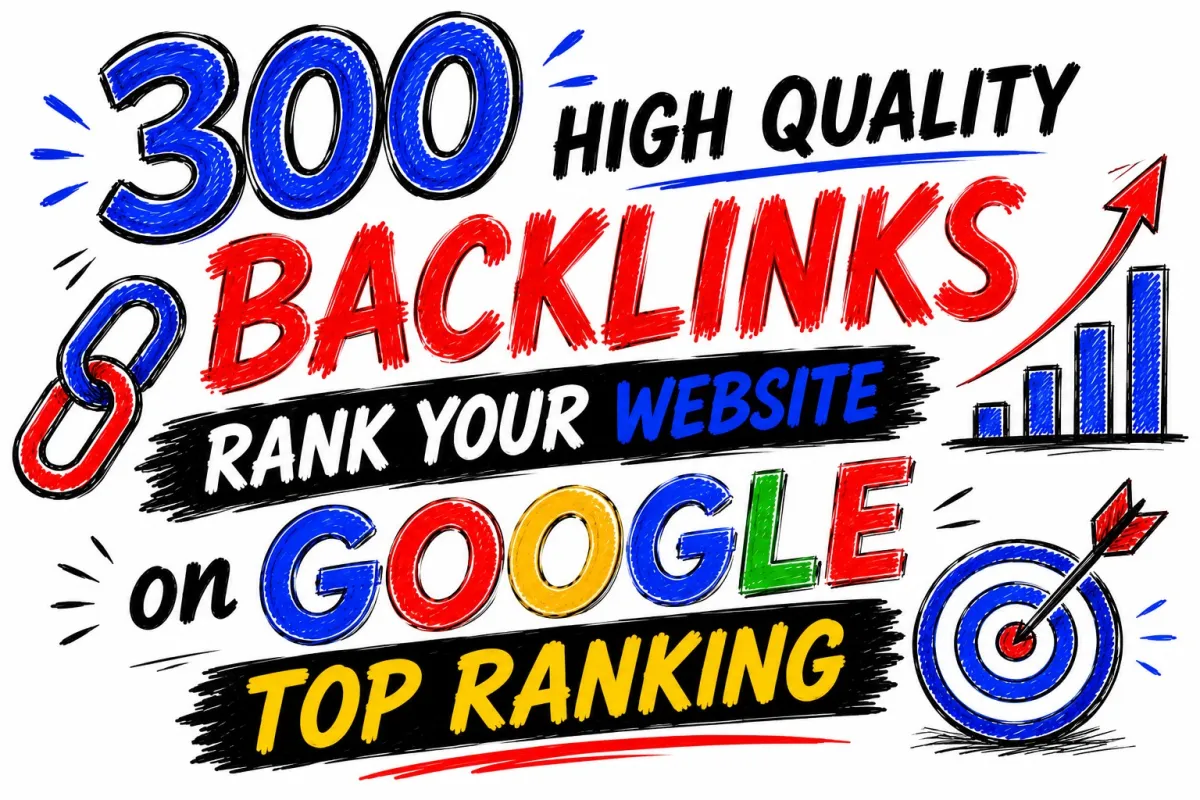 300 High Quality Backlinks Rank Your Website on Google top Ranking