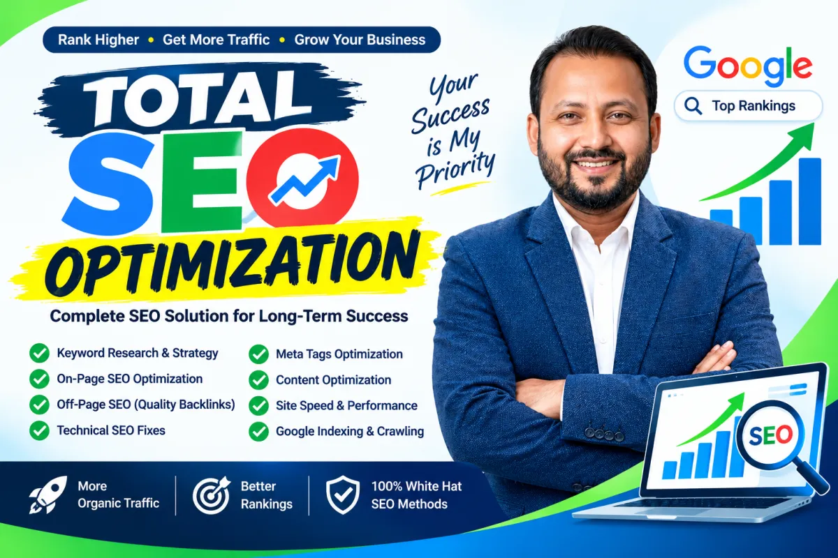 Professional Monthly SEO Service- On-Page, Technical and Off-Page SEO