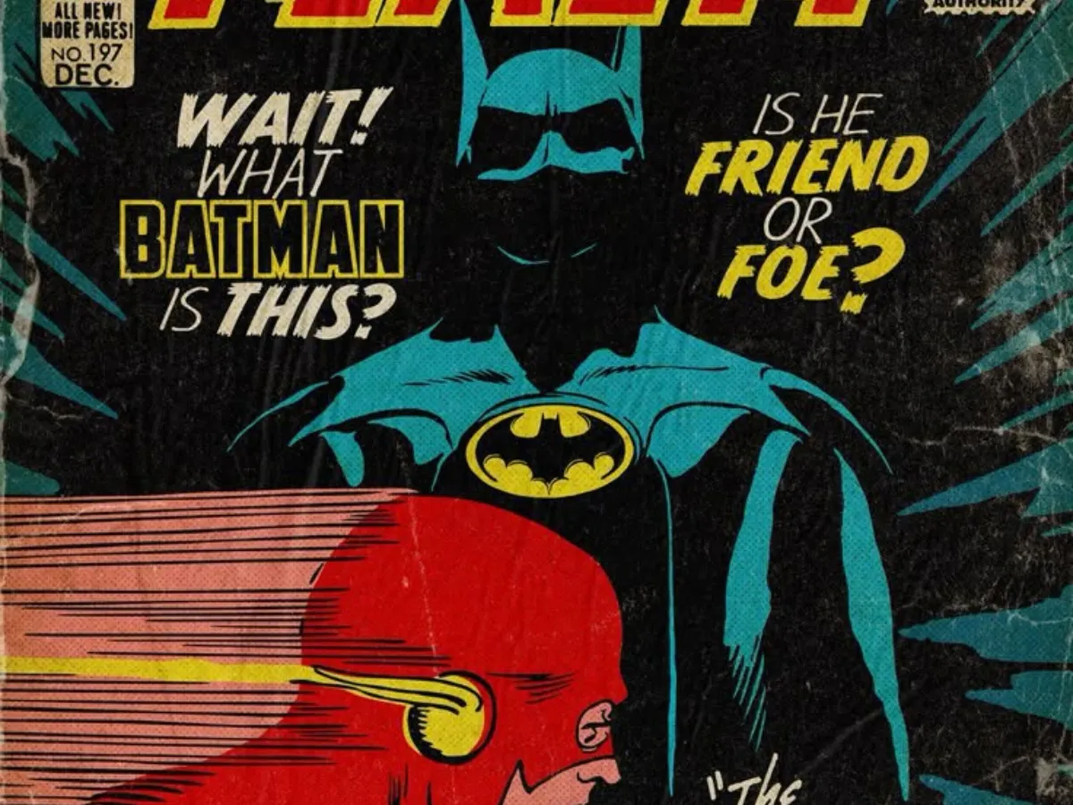 illustrate characters in vintage comic and manga style