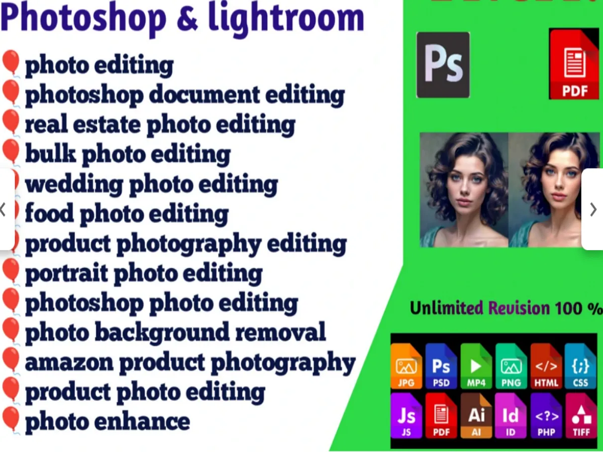 Do Professional Photo Editing, Retouching, Change Faces, Backgrounds Remover and Styles