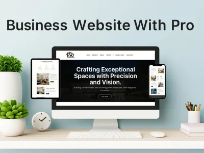 create a responsive modern WordPress website with elementor pro