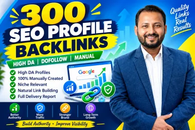 SEO Profile Backlinks Service with Index Support DA 70-90+ for Website Growth