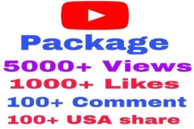 5000 views,1000 Likes,100 Comments and 100 Share Real People Promotion