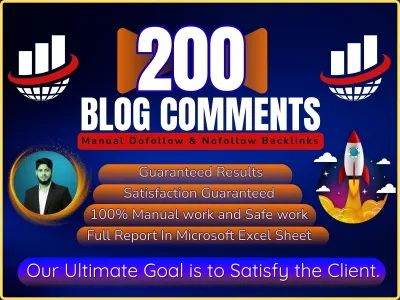 I Will Create 200 Blog Comments to Boost Your Website visitors