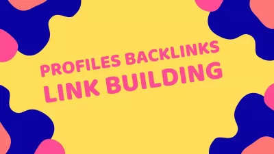 create social media profiles backlinks SEO link building