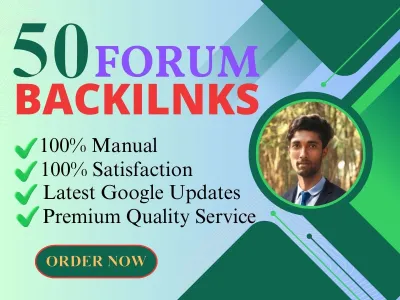 Provide 50 High-Quality Forum Posting for Backlinks
