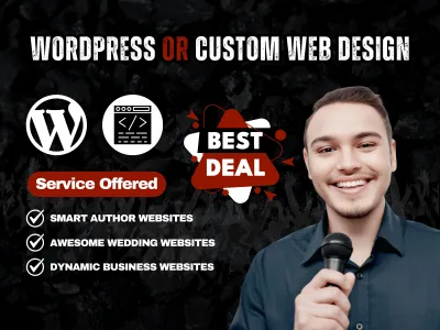 build stunning wordpress author, wedding, business websites