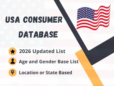 Provide You 100K USA Consumers Email List Database Leads 2026 Updated