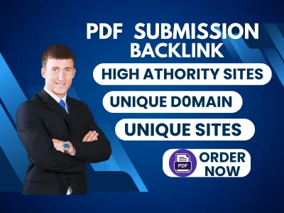 I will 70+ do SEO optimized PDF submission for ranking boost