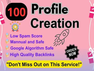 Profile Creation SEO Do Follow Backlinks to Boost your website