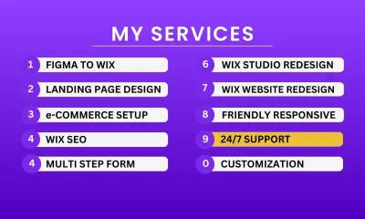 convert figma to wix studio and build wix website or wix studio redesign
