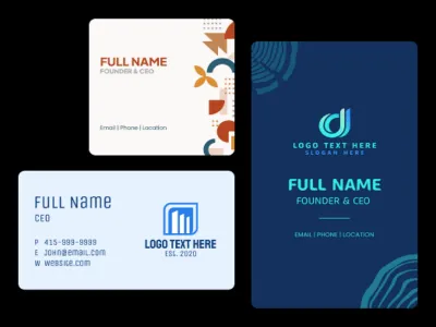 Design a Professional and Modern Business Card for Your Brand or Company