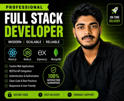 I Will Build a Modern Full Stack MERN Web Application with React Node.js Express and MongoDB