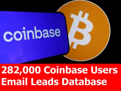 GIVE You 282,000 Coinbase Users Email Leads Database