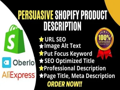 Write Engaging and High-Quality SEO-Optimized Product Descriptions That Sell