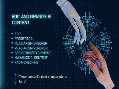 Edit & Humanize AI Generated Text, Article & Content to Sound 100% Natural