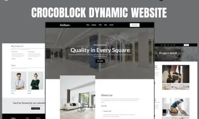 create modern wordpress website using elementor and crocoblock