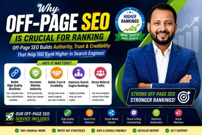 provide Off-page SEO Link Building to boost your Google Ranking