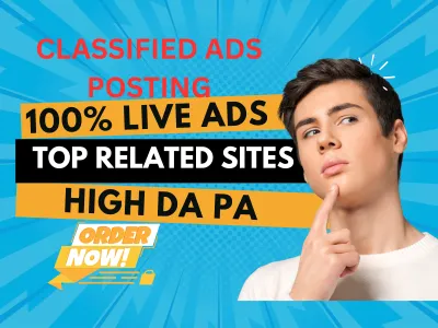  I Will 150+ Post Classified Ads on High Authority Sites for Traffic