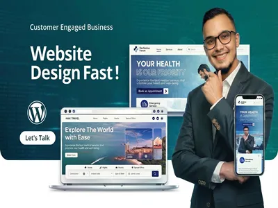 build wordpress author blog, wedding website, business theme and landing page