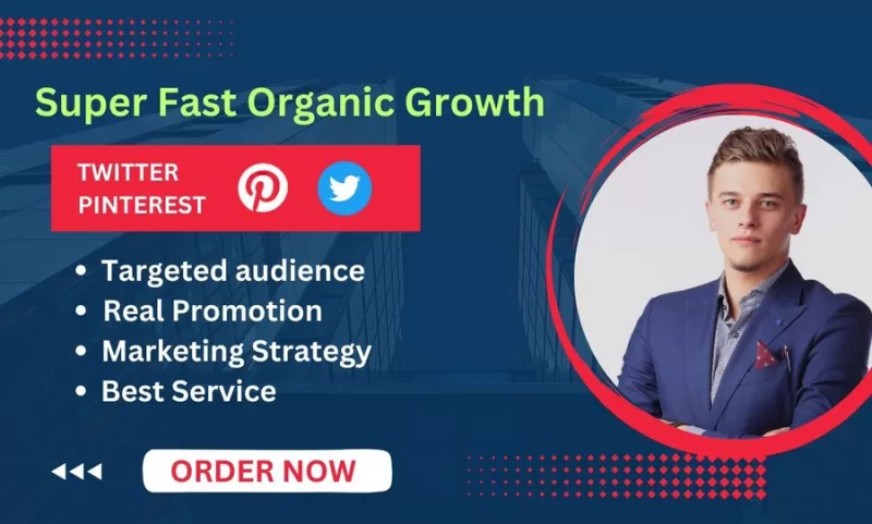 I will do Pinterest and Twitter Organic Marketing for your Targeted Audience Collect