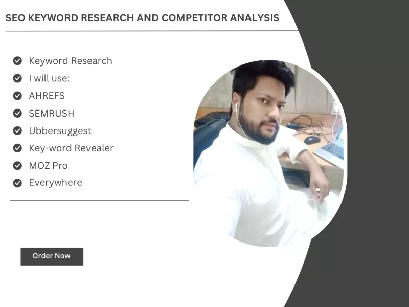 do SEO keyword research and competitor analysis