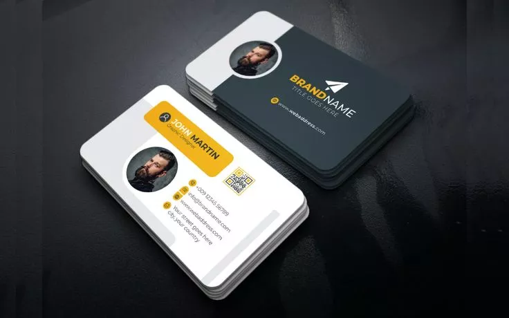 do modern luxury minimalist business card design within 24 hours