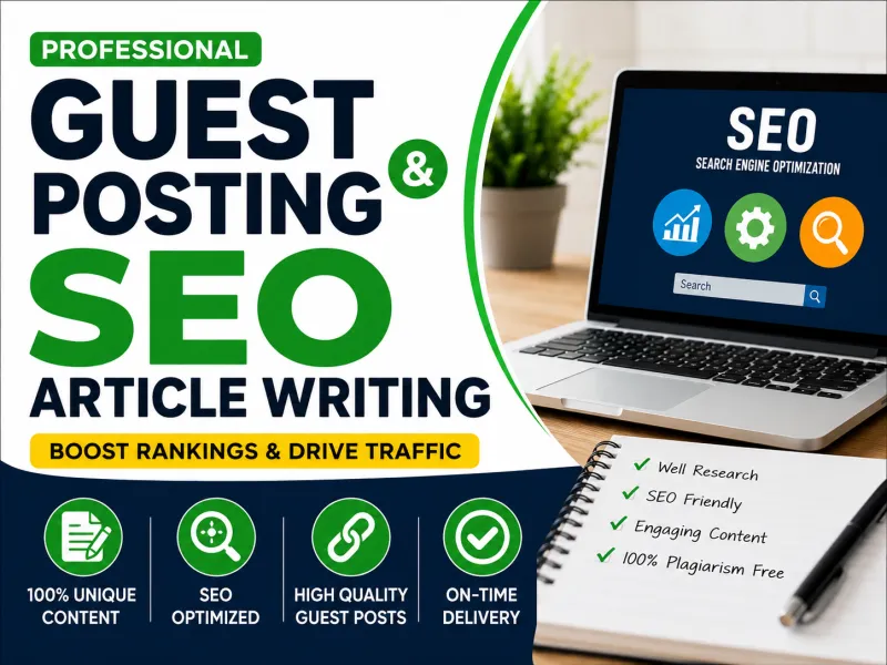 Expert guest posting and SEO content writing to improve rankings and drive organic traffic.