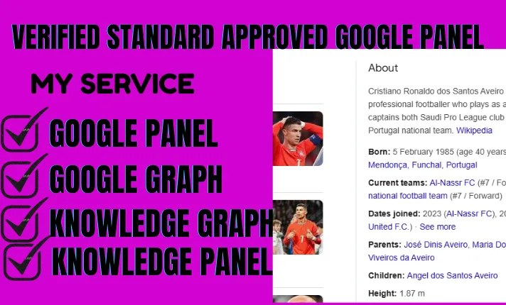 l create a perfect google knowledge panel or knowledge graph or knowledge panel graph