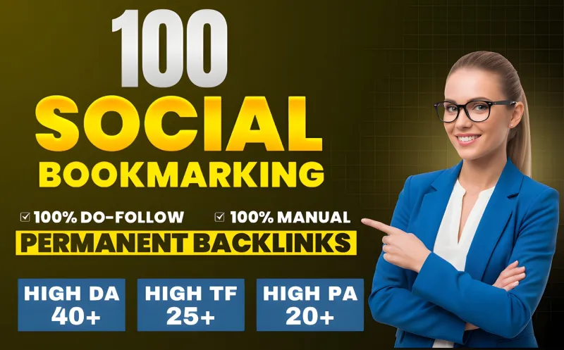 I will boost your SEO with high-DA social bookmarking backlinks