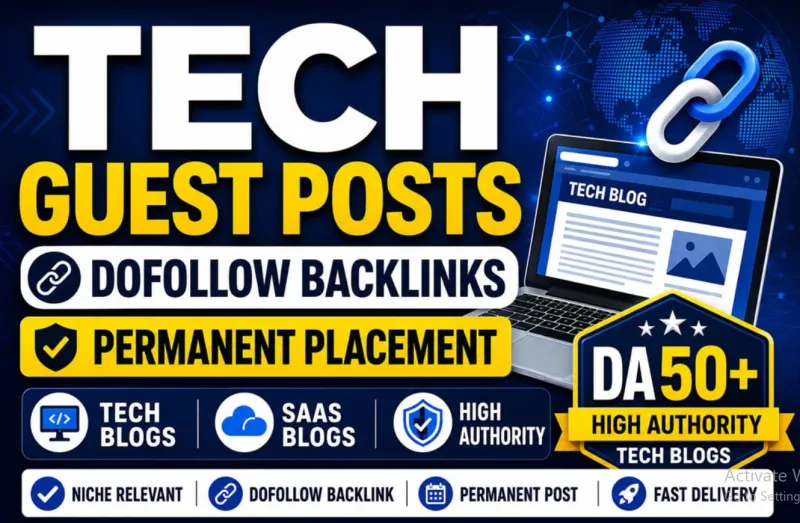 I will publish technology guest posts with dofollow backlinks